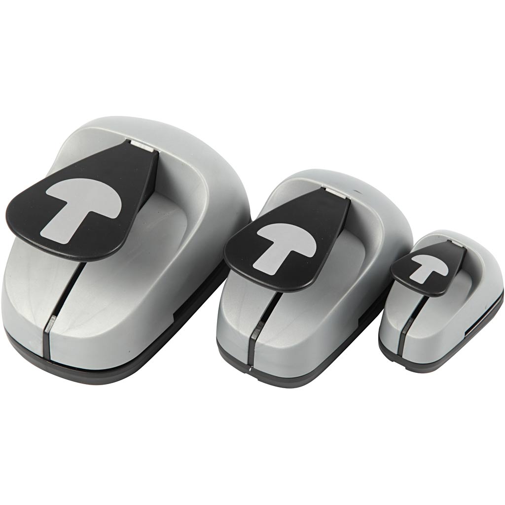 Set de perforadoras decorativas — 3 ud