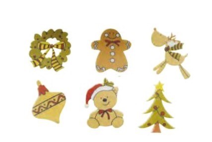Lote de 6 figuras Navidad