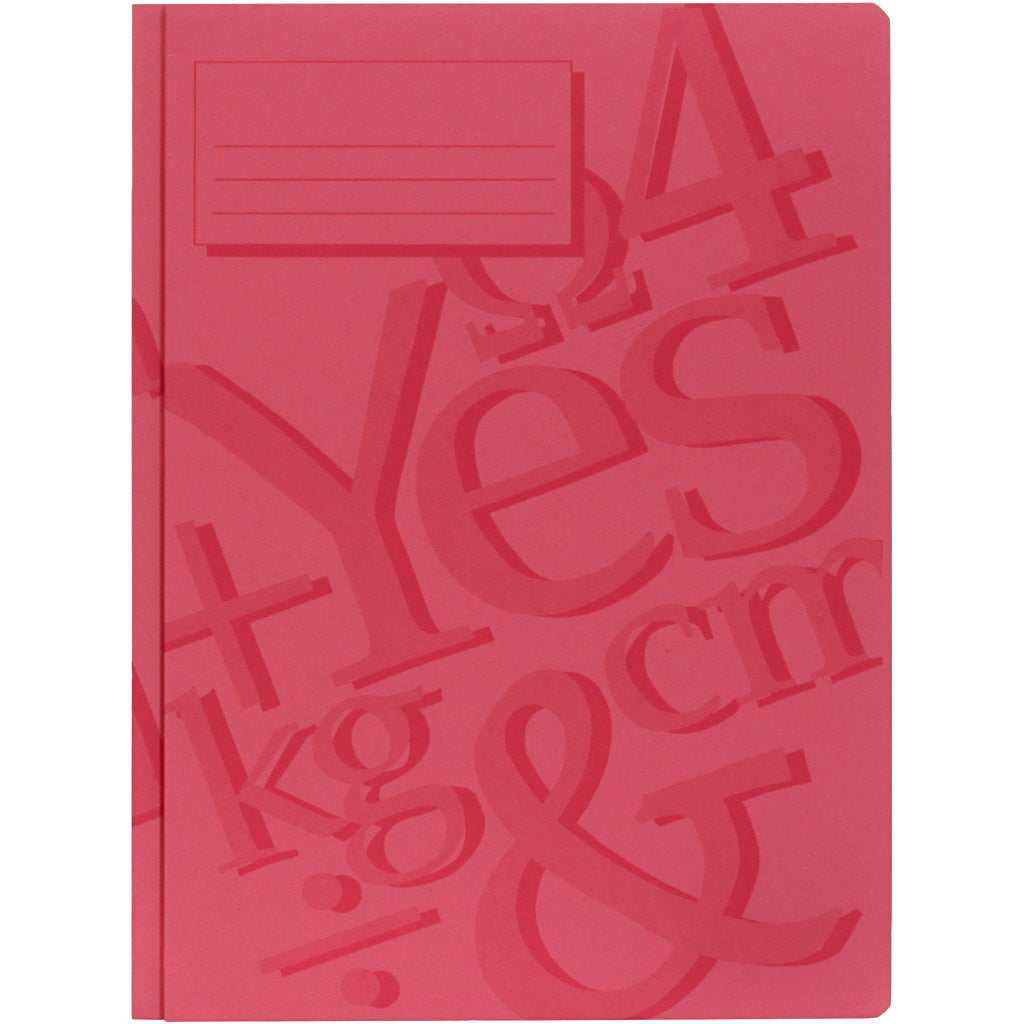 Carpeta de trabajo rojo A4 — 100 ud