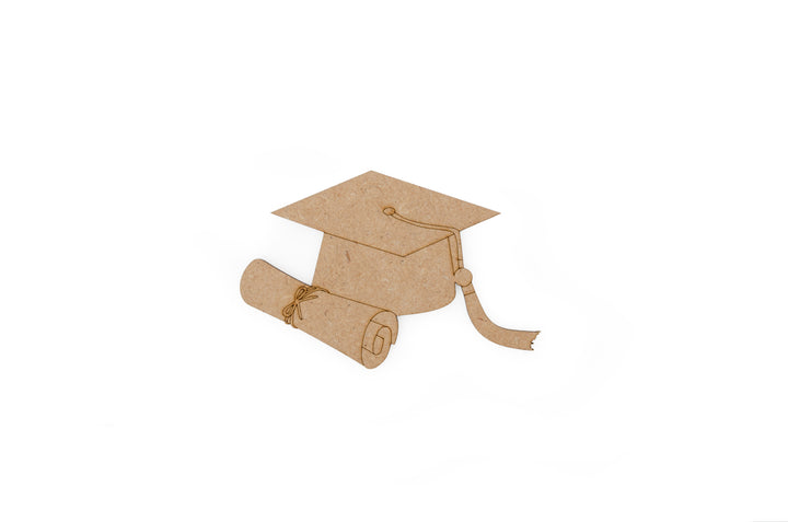 Silueta birrete graduación