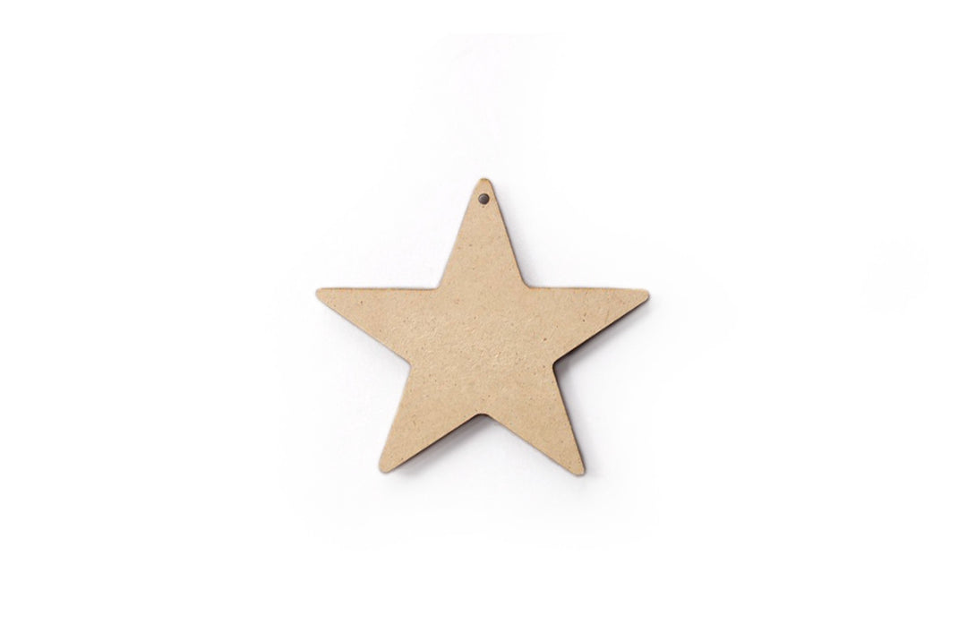 Set de 12 estrellas 9X8.4X0.3cm