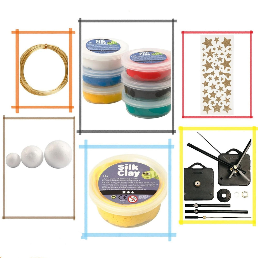 Kit Reloj Planetas
