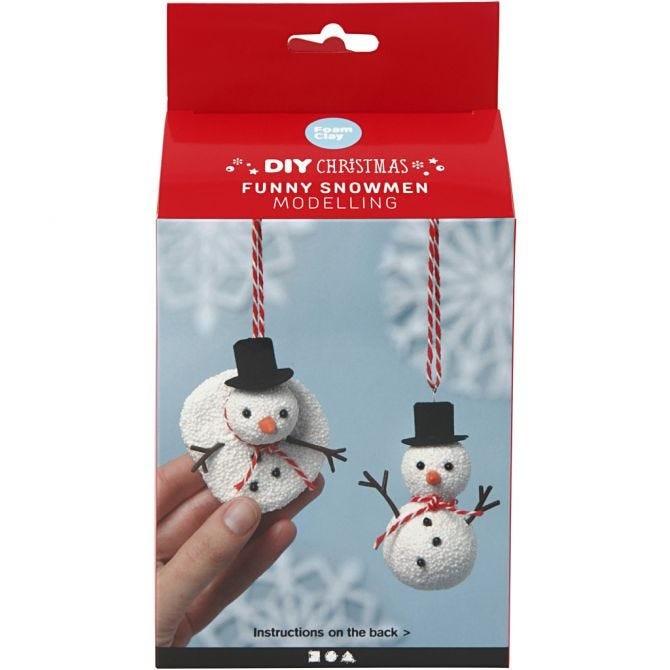 Muñeco de nieve divertido