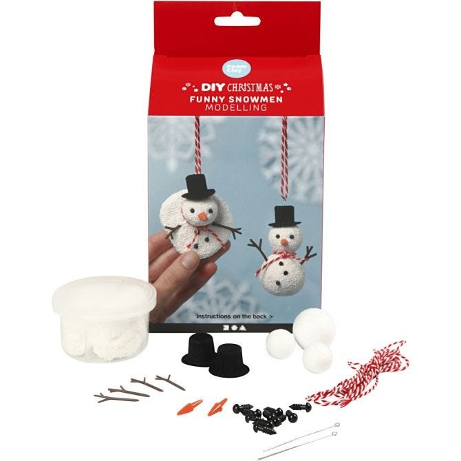 Muñeco de nieve divertido