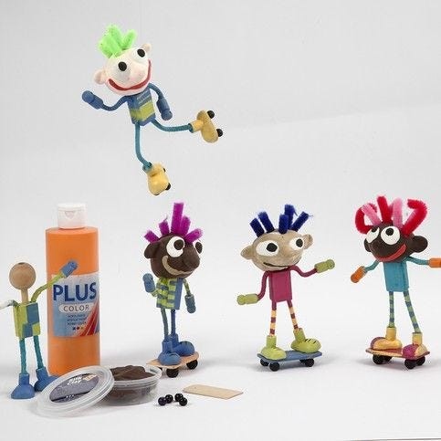 Figuras Flexi - 4 set