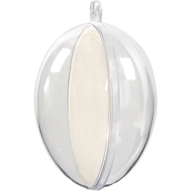 Set de 5 huevos acrilicos chata