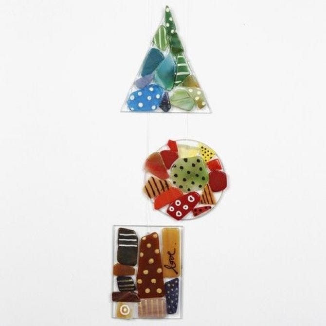 Ornamentos con mosaicos