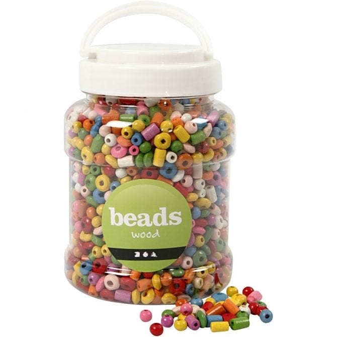 Cuentas de madera 400 ml