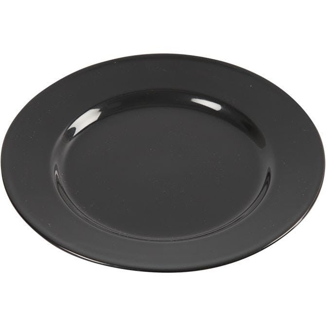 Plato negro 19cm