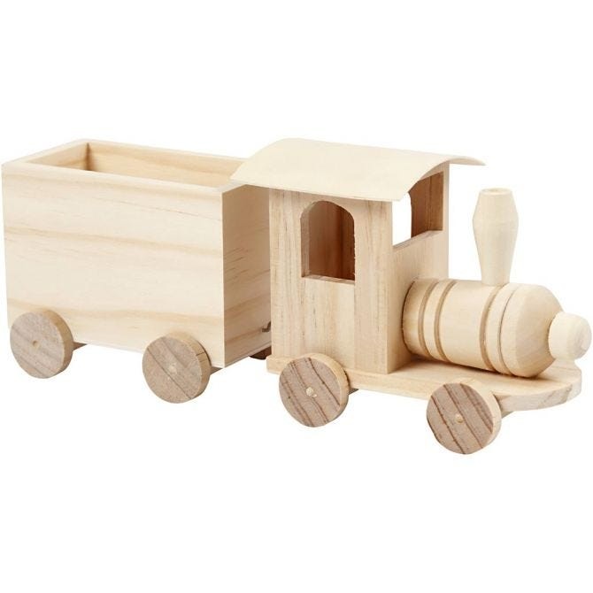 Tren y 4 vagones
