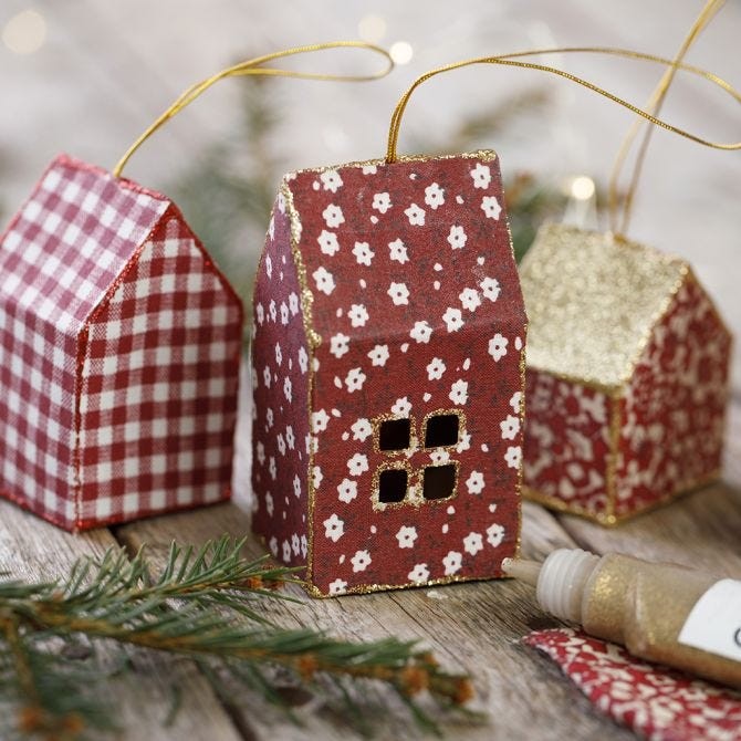 CASAS Y ÁRBOLES CALENDARIO ADVIENTO