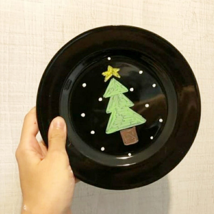 Plato negro 19cm