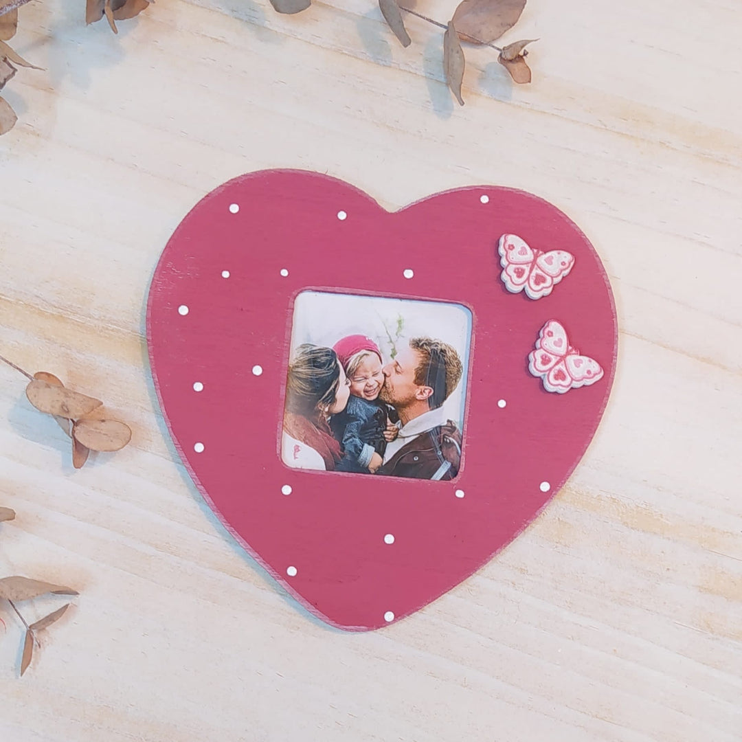 Portafotos corazón