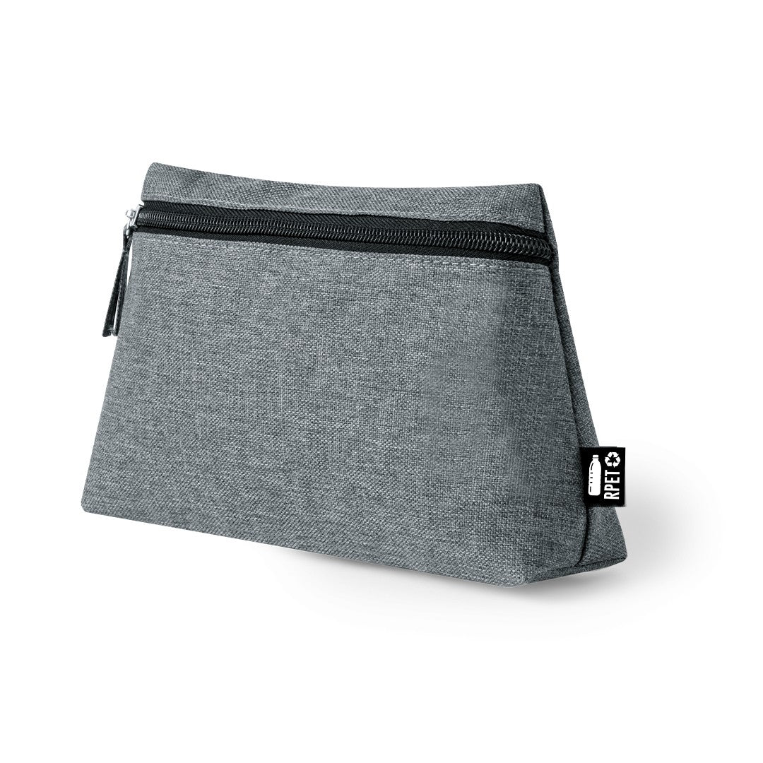 Neceser gris cremallera