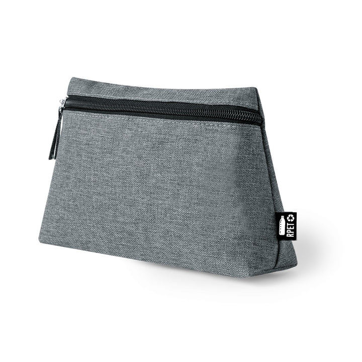 Neceser gris cremallera