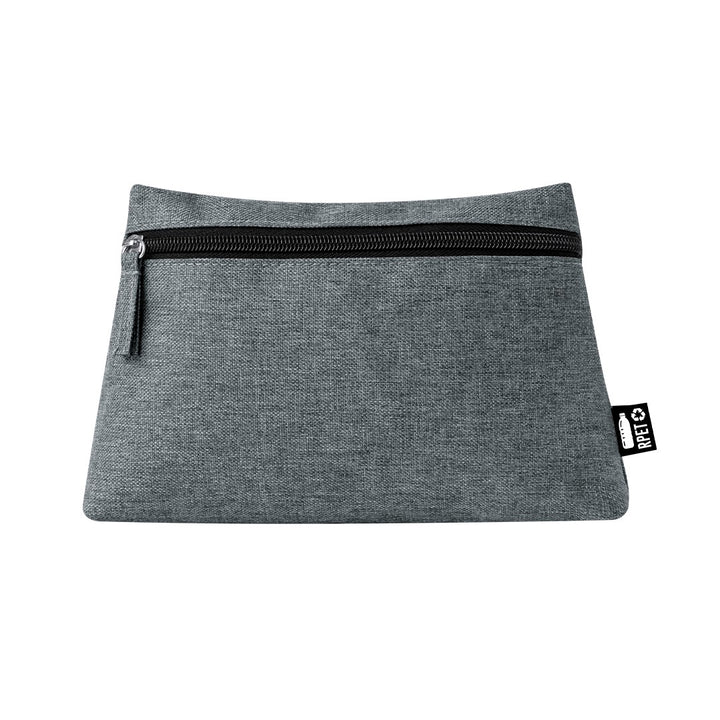 Neceser gris cremallera