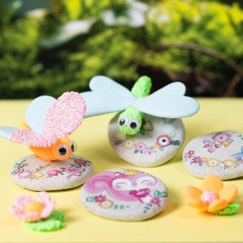 Mini kit piedra con insecto