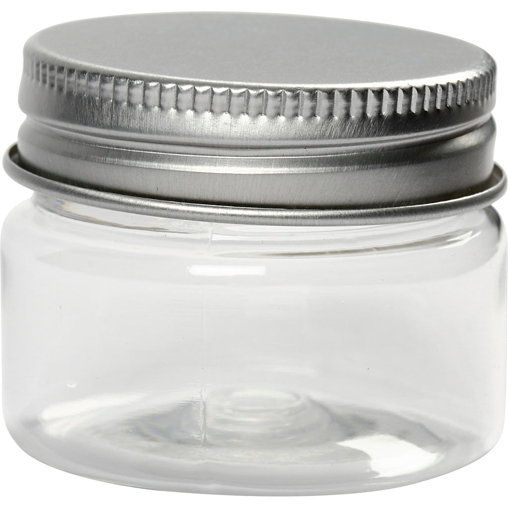 Tarro de plástico con tapa de rosca ⌀ 40 mm 35 ml — 10 ud