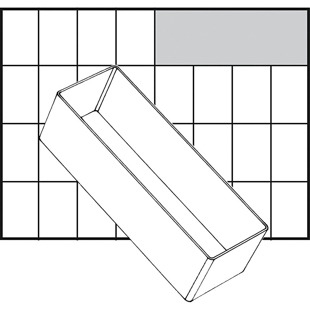 Caja contenedora modular (A8-2) A8 — 1 ud