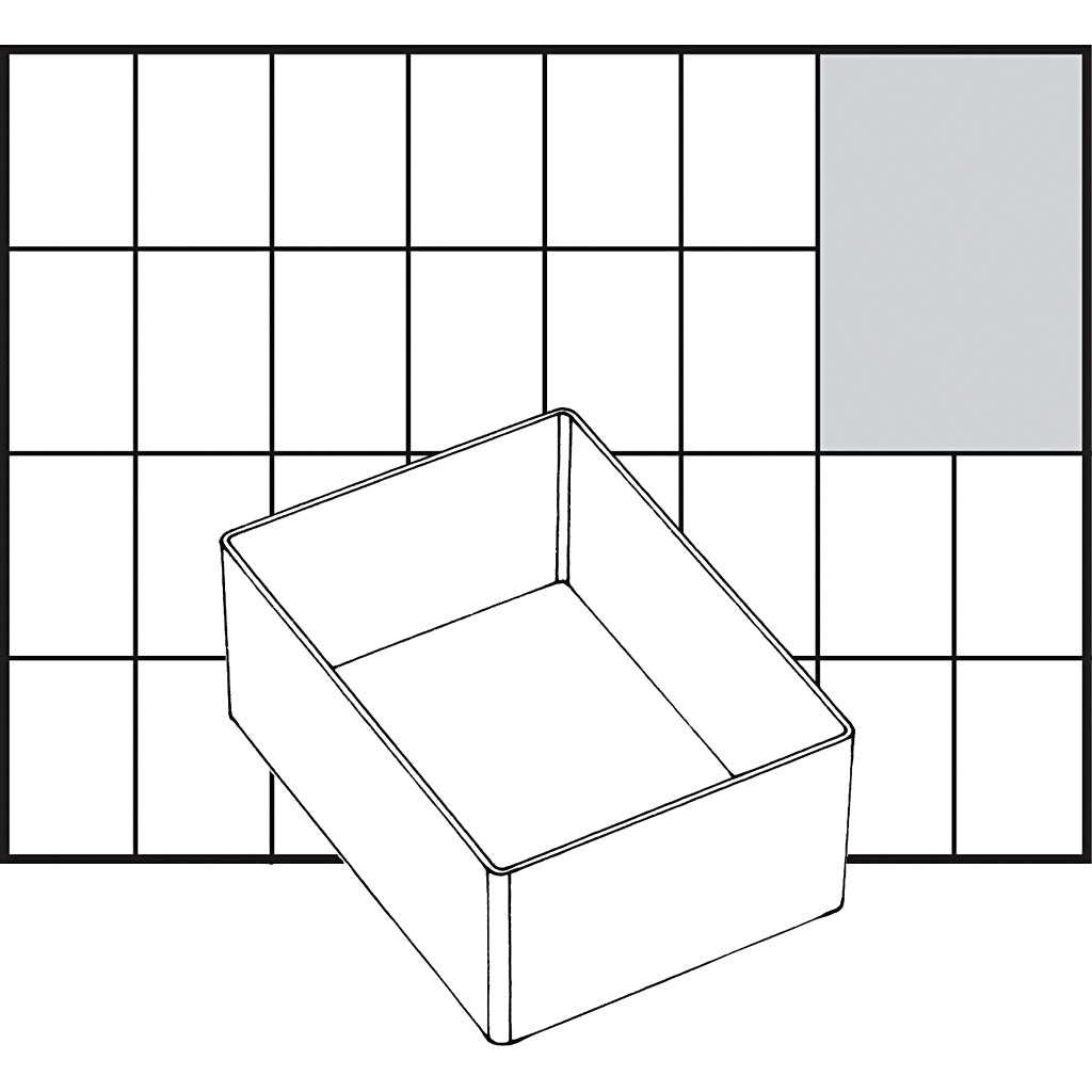 Caja contenedora modular (A7-1) A7 — 1 ud