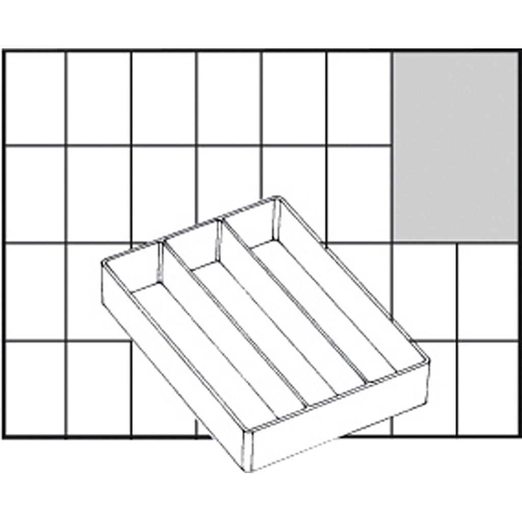 Caja contenedora modular 109x79 mm — 1 ud