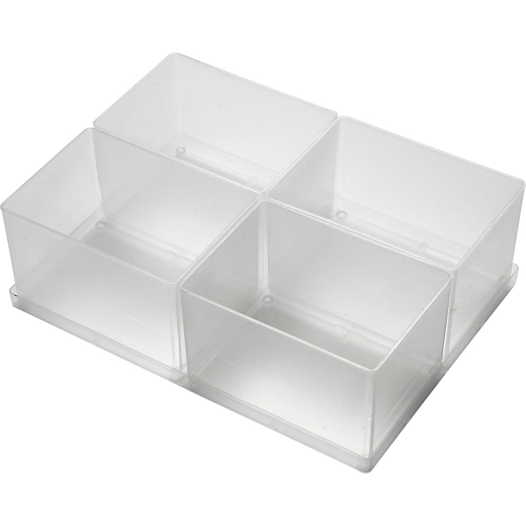 Caja contenedora modular 109x79 mm — 4 ud