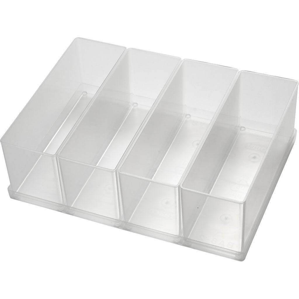 Caja contenedora modular 157x55 mm — 4 ud