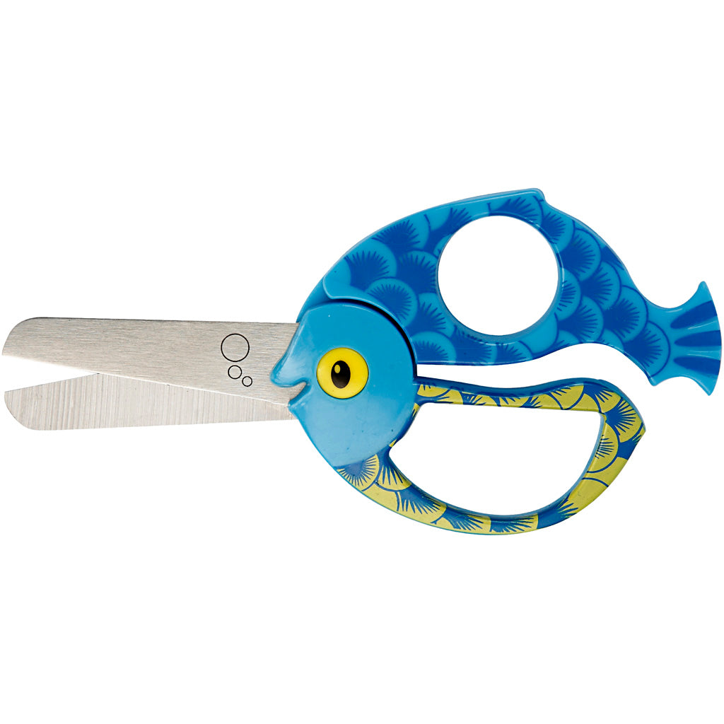 Tijeras infantiles con motivo animal L: 13 cm — 1 ud
