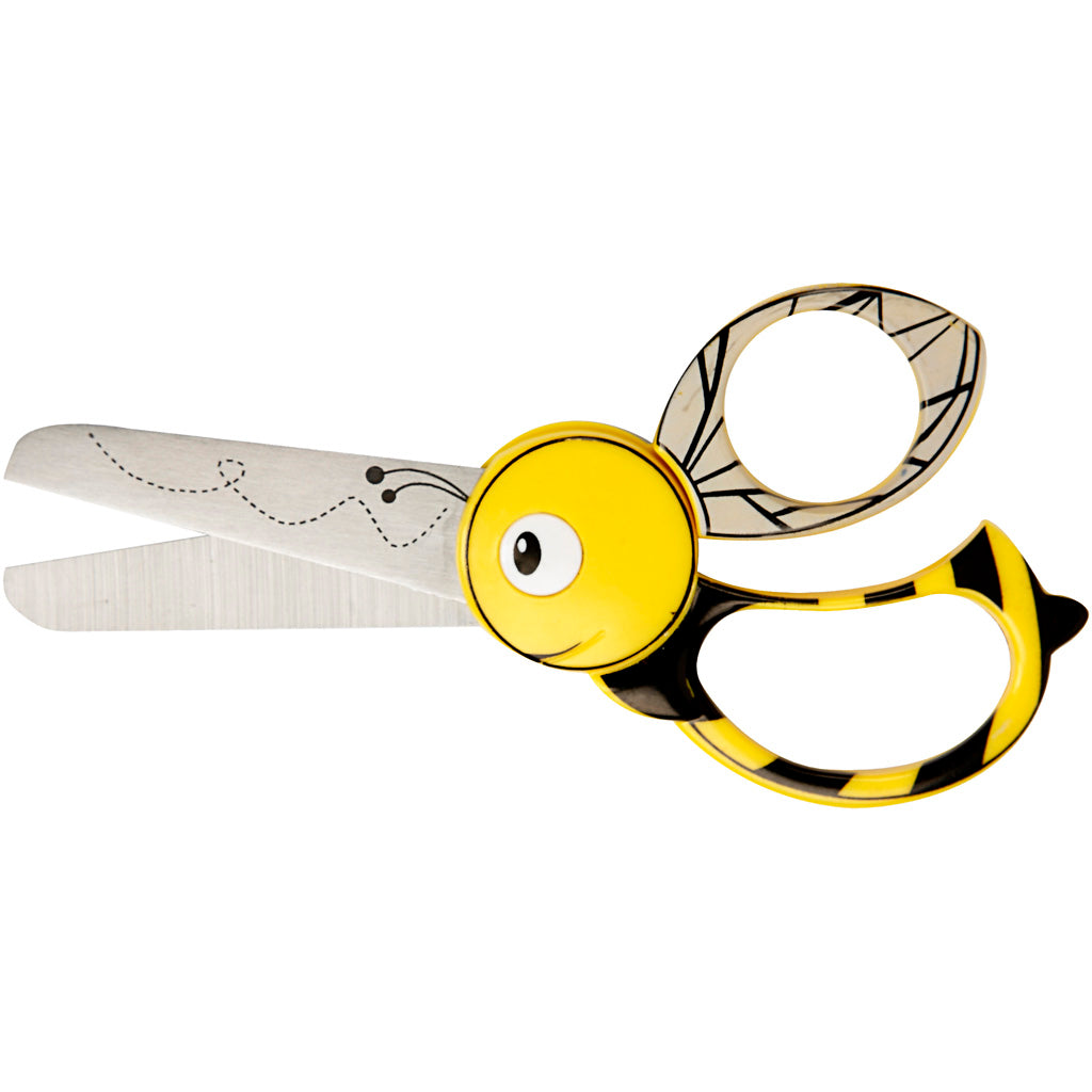 Tijeras infantiles con motivo animal L: 13 cm — 1 ud