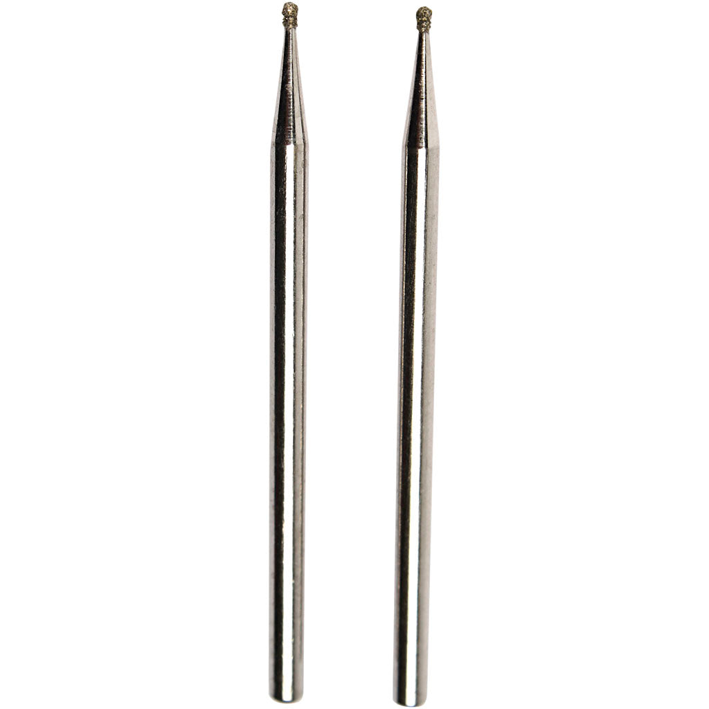 Brocas diamantadas 1.0 mm — 2 ud