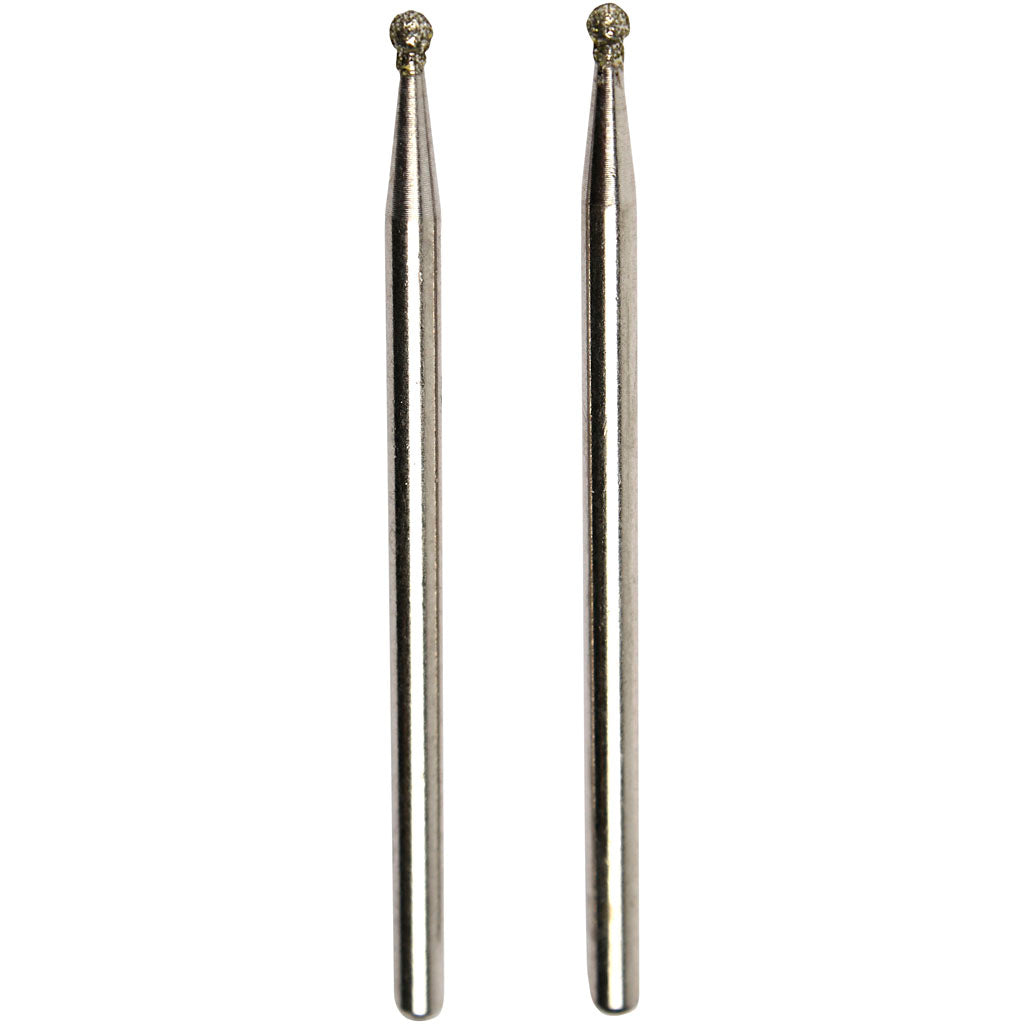 Brocas diamantadas 1.8 mm — 2 ud