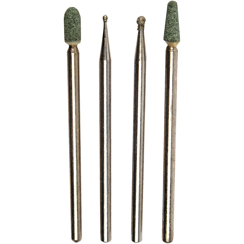 Set de brocas y muelas — 4 ud
