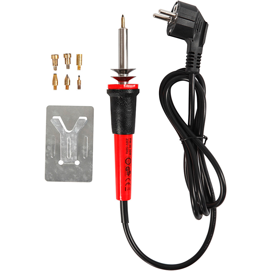 Kit de pirograbado negro 19x3 cm — 1 ud