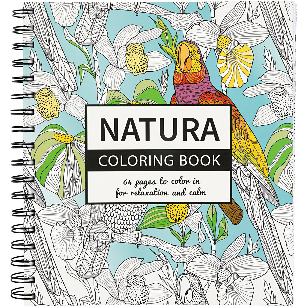 Libro para colorear de mindfulness natural 19.5x23 cm — 1 ud