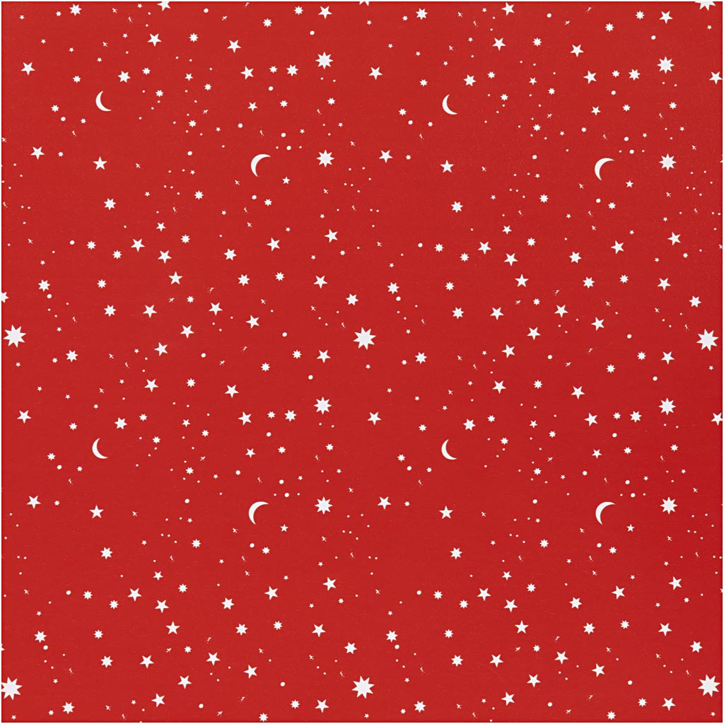 Papel de regalo rojo oscuro 80 g — 100 m