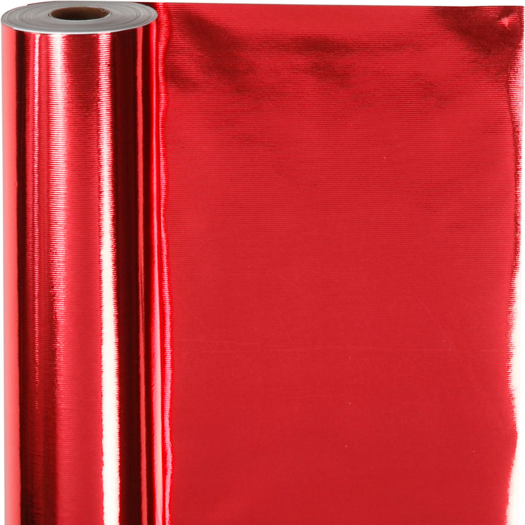 Papel de regalo rojo 65 g — 100 m