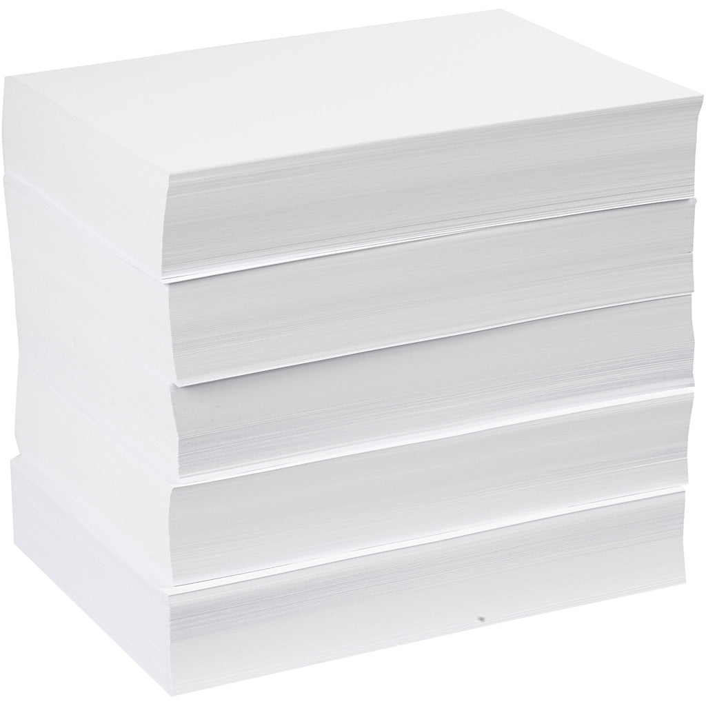Papel de dibujo blanco A4 80 g — 5x500 hojas