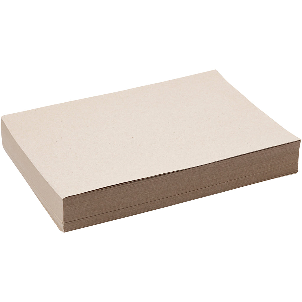 Papel reciclado marrón A4 100 g — 250 hojas