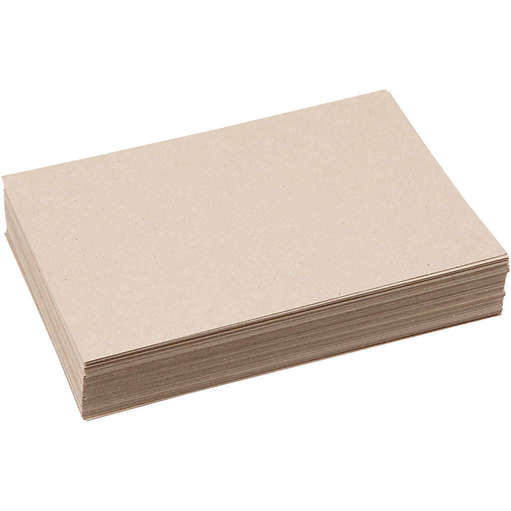 Cartón reciclado marrón A4 225 g — 125 hojas