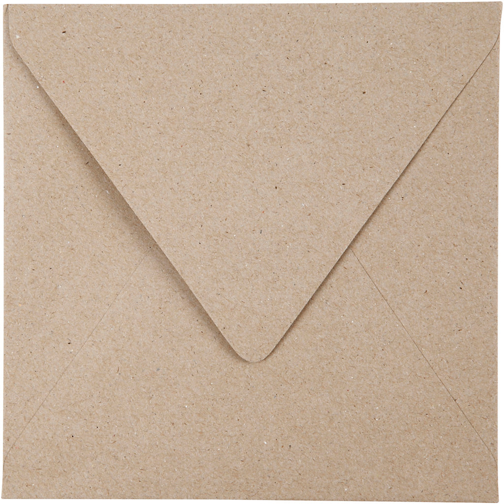 Sobre reciclado natural 16x16 cm — 50 ud
