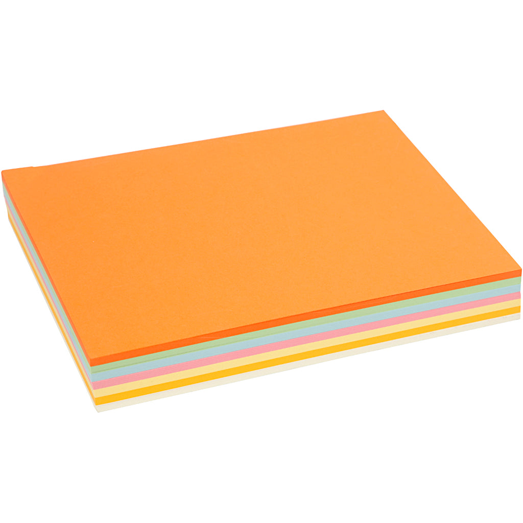 Cartulina pastel colores pastel A4 160 g — 210 hojas surt.