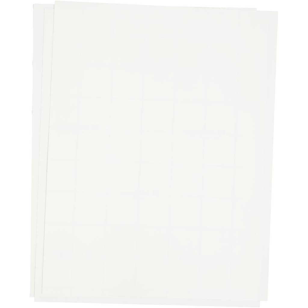 Hoja de transferencia blanco 21.5x28 cm — 3 hojas