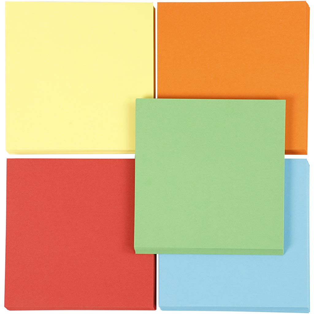 Papel de origami 15x15 cm 80 g — 5x80 hojas
