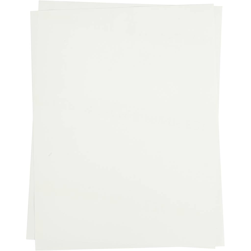 Hoja de transferencia transparente 21.5x28 cm — 5 hojas