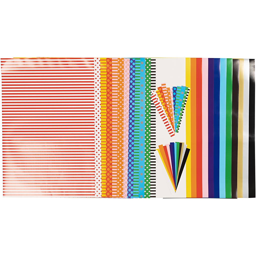 Papel glaseado 32x40 cm 80 g — 1 set
