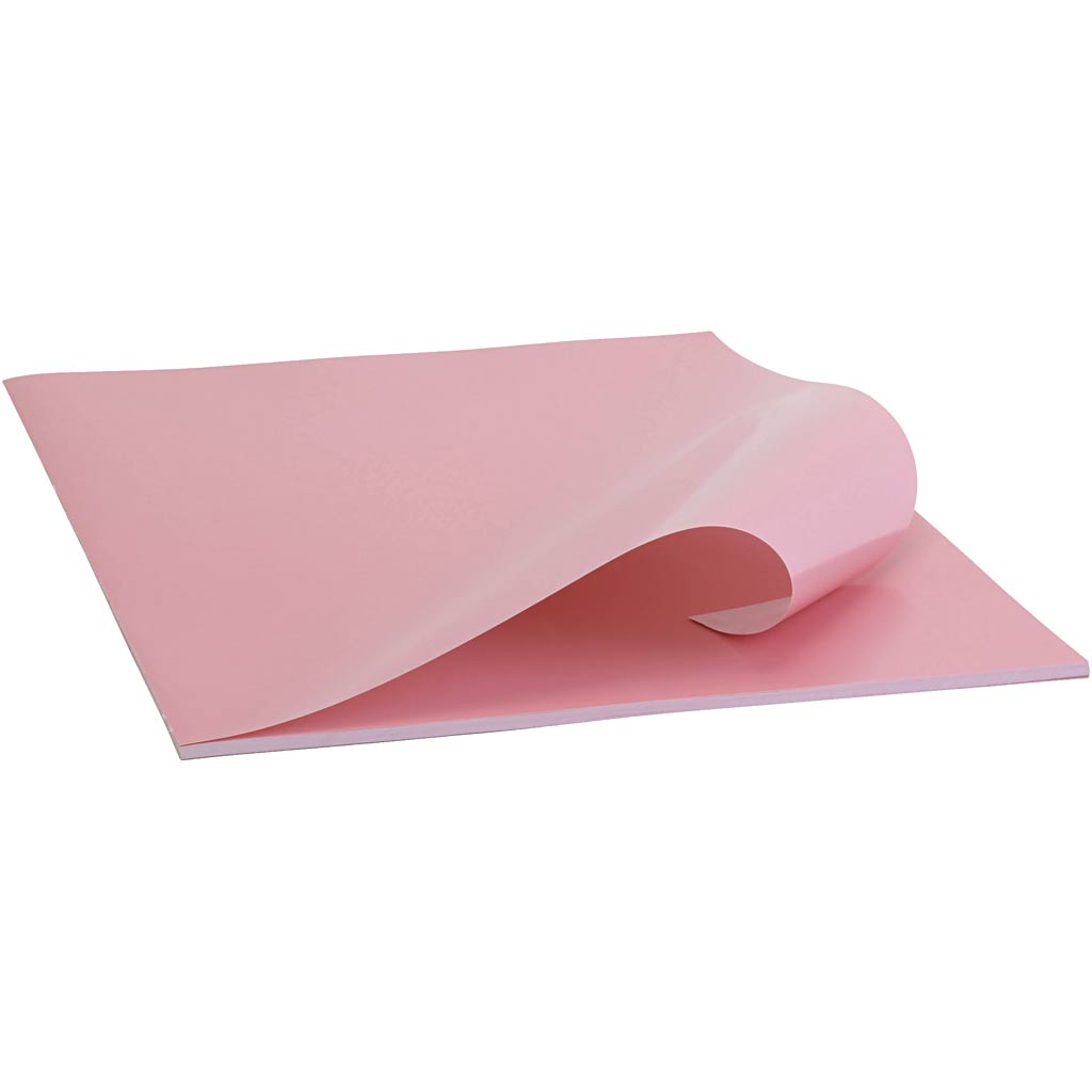 Papel glaseado rosa palo 32x48 cm 80 g — 25 hojas