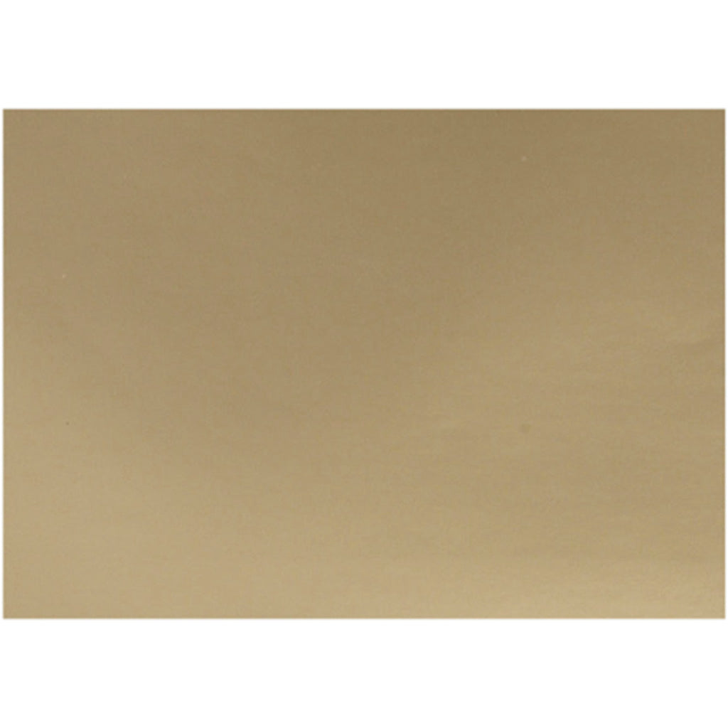 Papel glaseado dorado 32x48 cm 80 g — 25 hojas