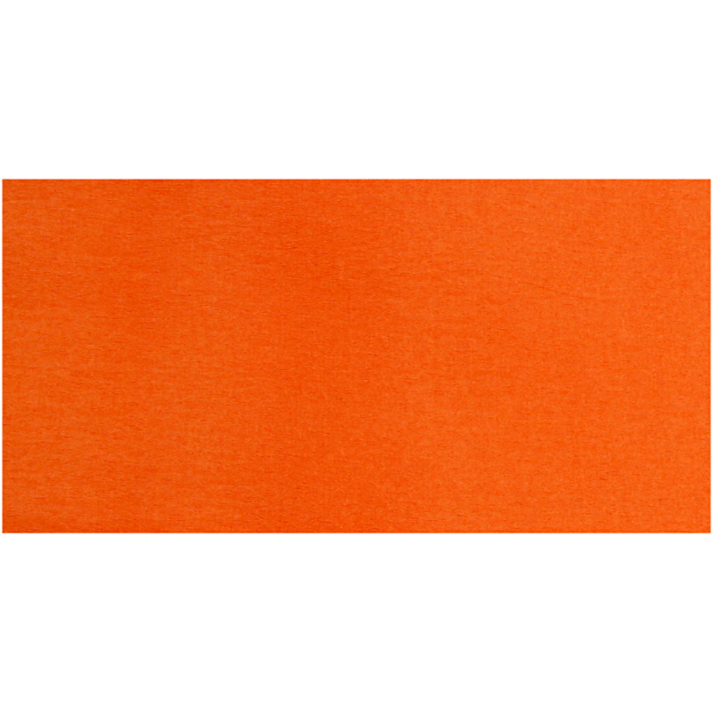 Papel crepé naranja 50x250 cm 22 g — 10 pliegues