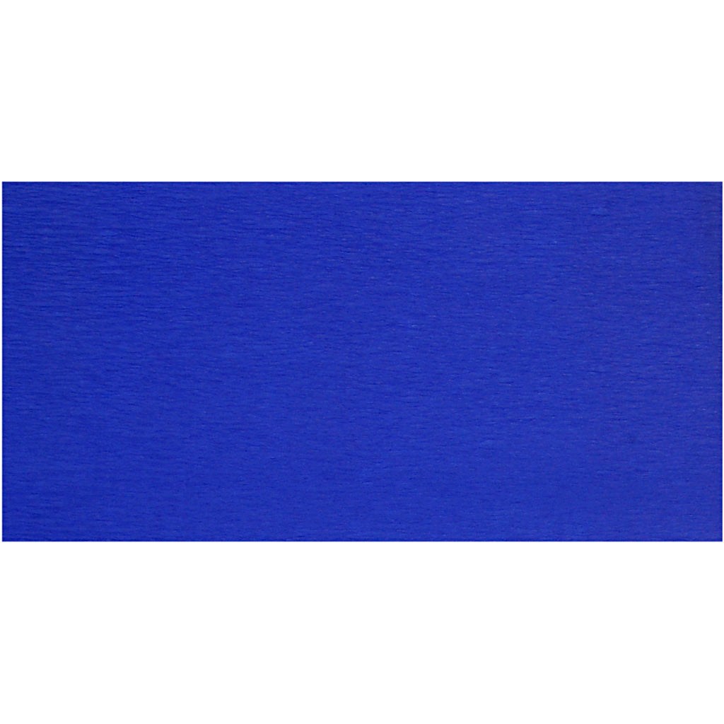Papel crepé azul 50x250 cm 22 g — 10 pliegues