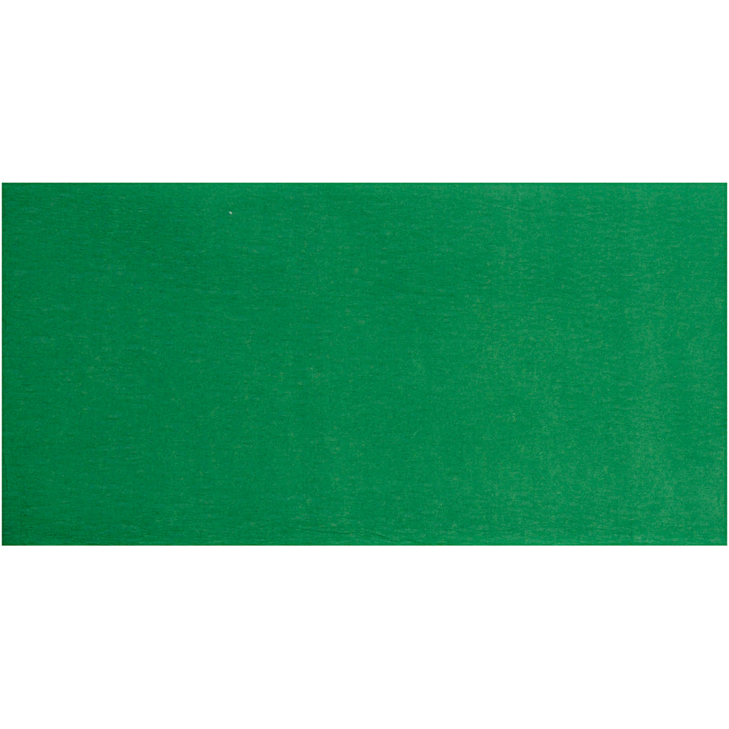Papel crepé verde 50x250 cm 22 g — 10 pliegues